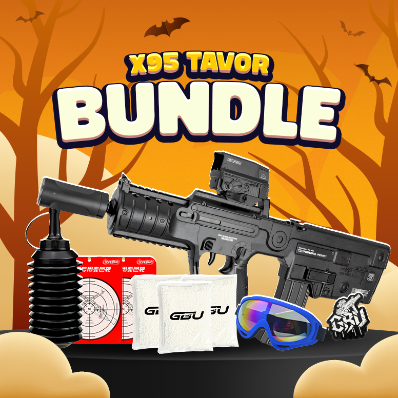 X95 Tavor Gel Blaster Bundle  With Light-Up Tracer Unit