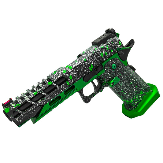 "Emerald" 1 of 1 Competition Custom Pistol - Gel Blaster (Metal)