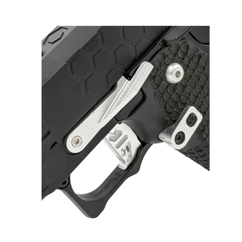 "Silver Fox"  Metal Gas Blowback Competition Pistol - Gel Blaster