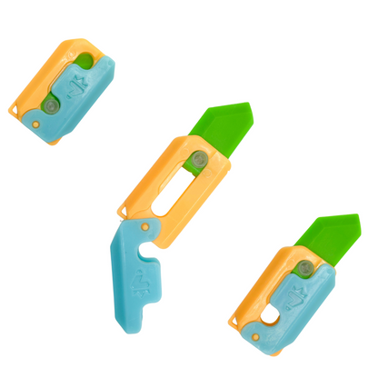 Fidget Glow Anti-Anxiety Flip Knife Toy