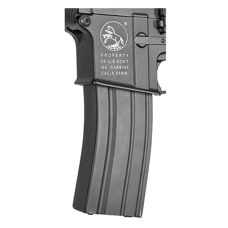 "Navy Ops Extreme" (Black) Double Bell Comp GBU Custom - Gel Blaster (Metal)