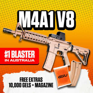 M4A1 V8 - Tan Gel Blaster (2025 Edition)