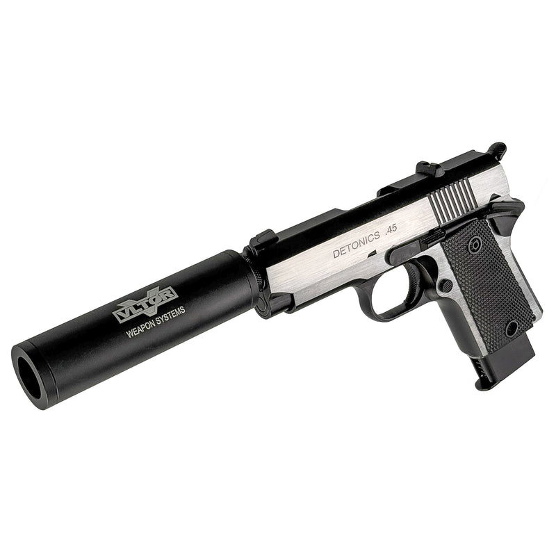 "1911 Stainless" Detonics Steel Competition Custom 1911 - Gel Blaster (Metal)