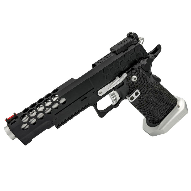 "Silver Fox"  Metal Gas Blowback Competition Pistol - Gel Blaster