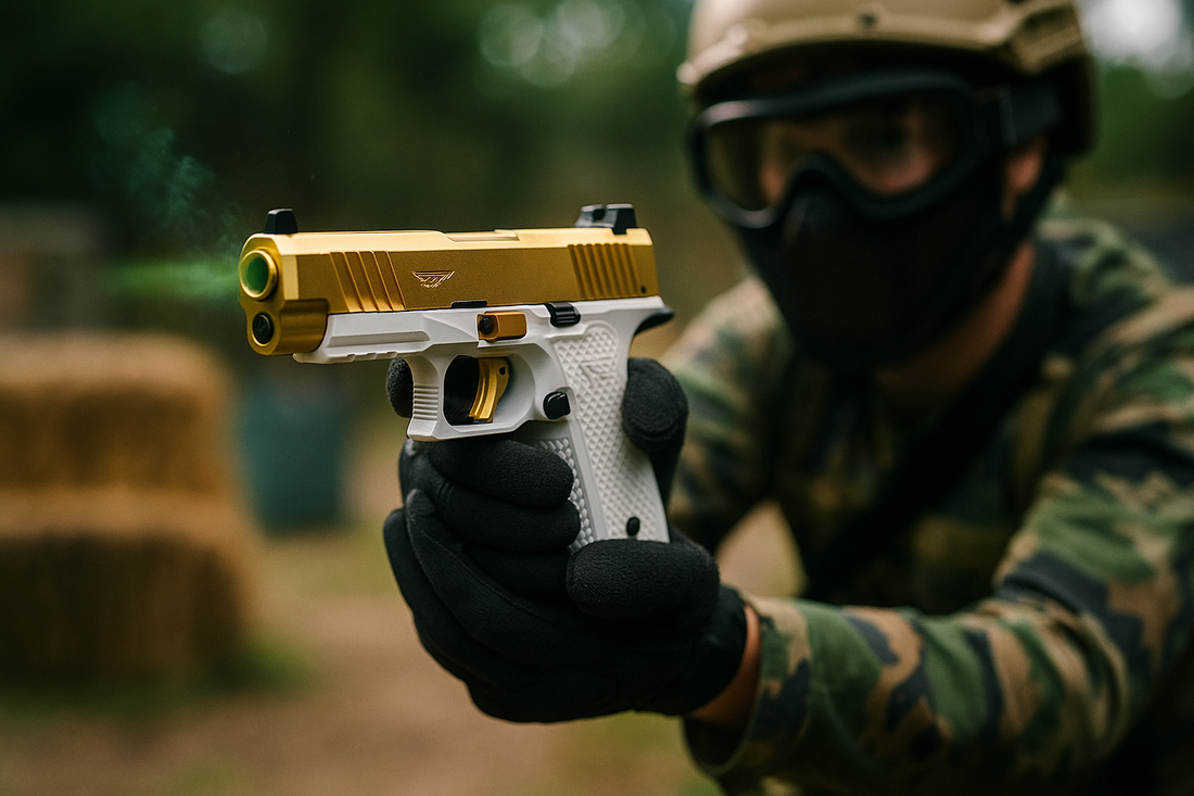 Golden Eagle Gold/White G-Series Gas Pistol Review