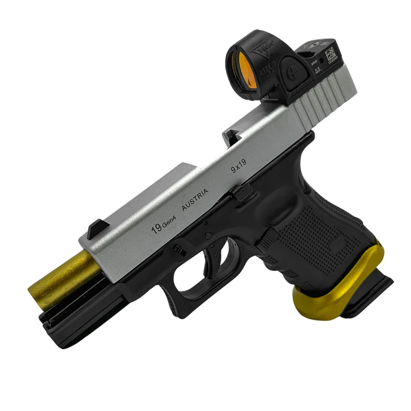 G19 "Silver Strike" Custom Competition Pistol - Gel Blaster