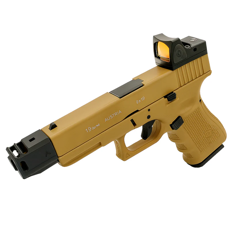 "Tac Taurus"  G19 Metal Green Gas Blowback Pistol - Gel Blaster