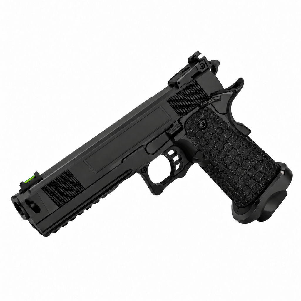 Golden Eagle 3350 5.1 Hi-Capa Green Gas Pistol - Gel Blaster