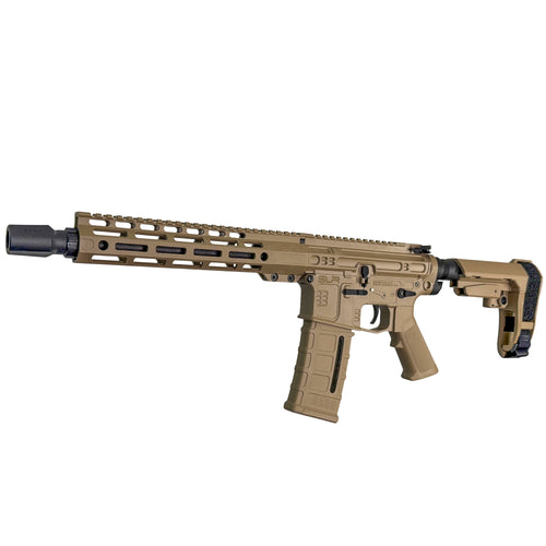 Tan SLR V2 CTR - Gel Blaster (2026 Edition) - Meet the V2 SLR CTR, the most advanced full-nylon blaster with mag prime on the market.