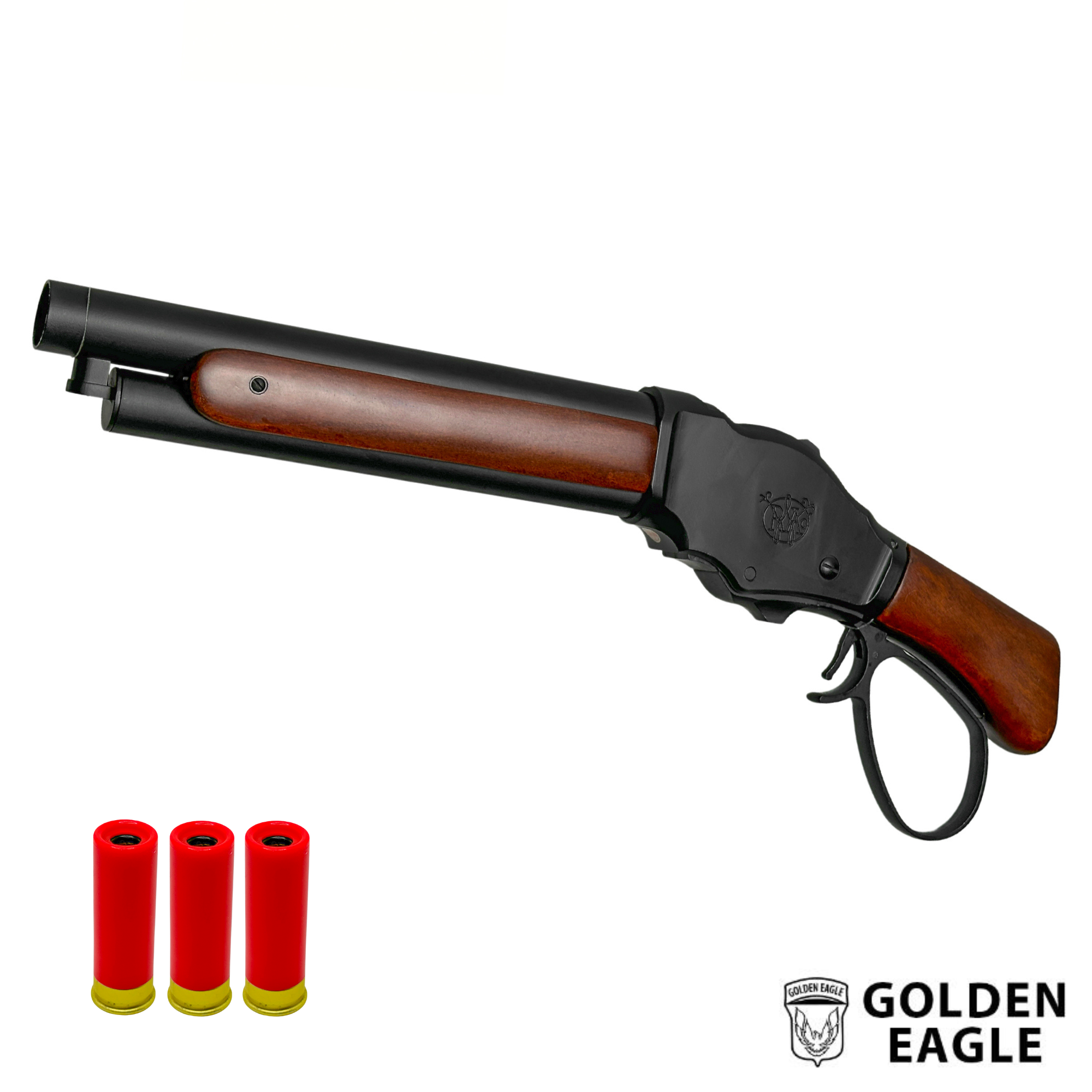 Golden Eagle Real Wood 8701W Lever Action Shotgun - Gel Blaster