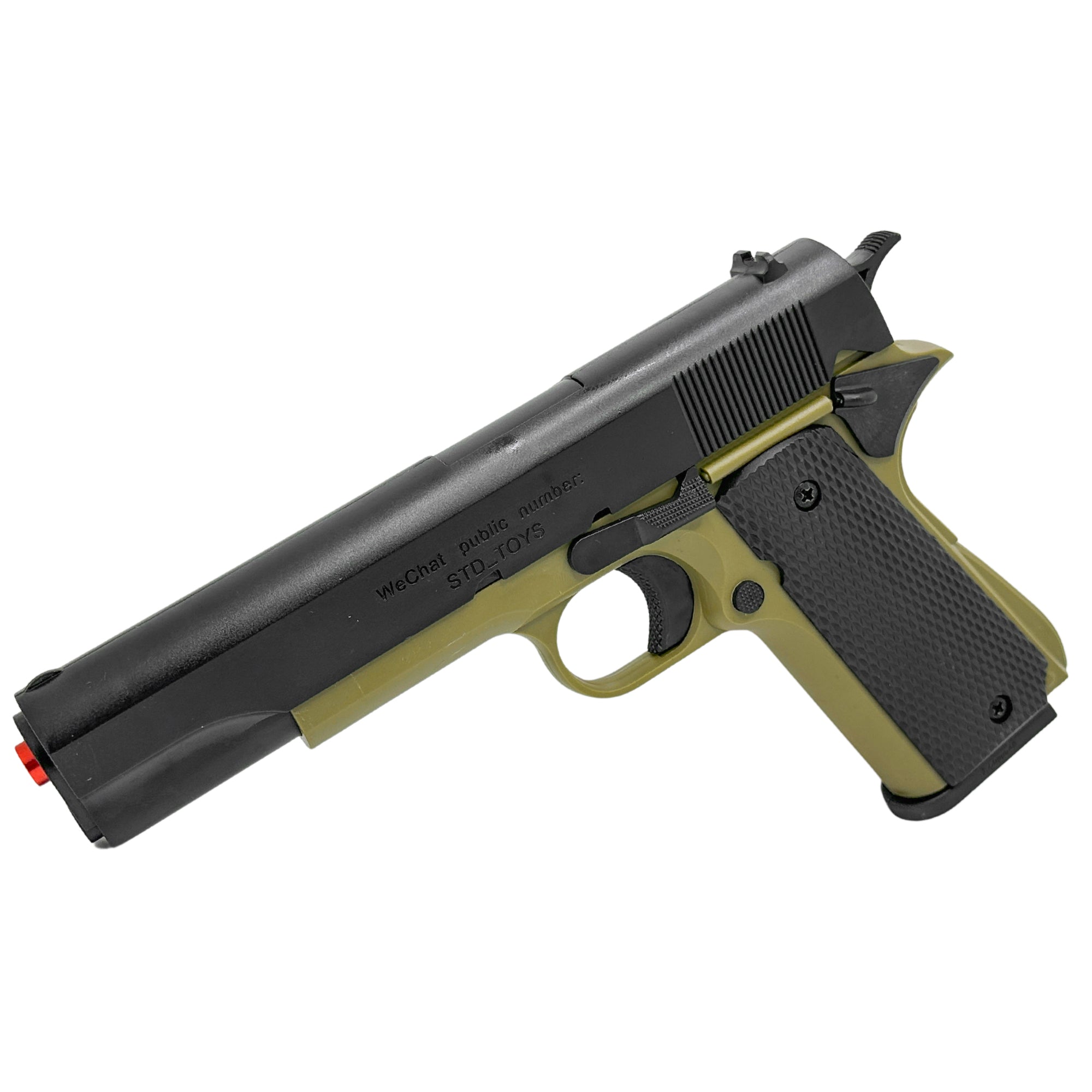 STD Doug Colt 1911 Manual Pistol - Gel Blaster - Experience the Doug Colt 1911 Manual Gel Blaster - a high-powered, long-range pistol with a realistic touch.