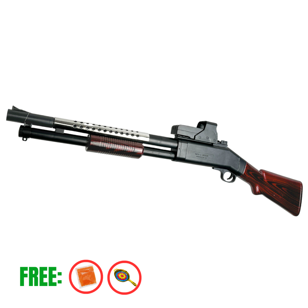 Kids PUBG M97 Pump Action Shotgun - Gel Blaster - Step into the battleground with the PUBG M97 Shotgun - a game-changer for close-quarter combat!
