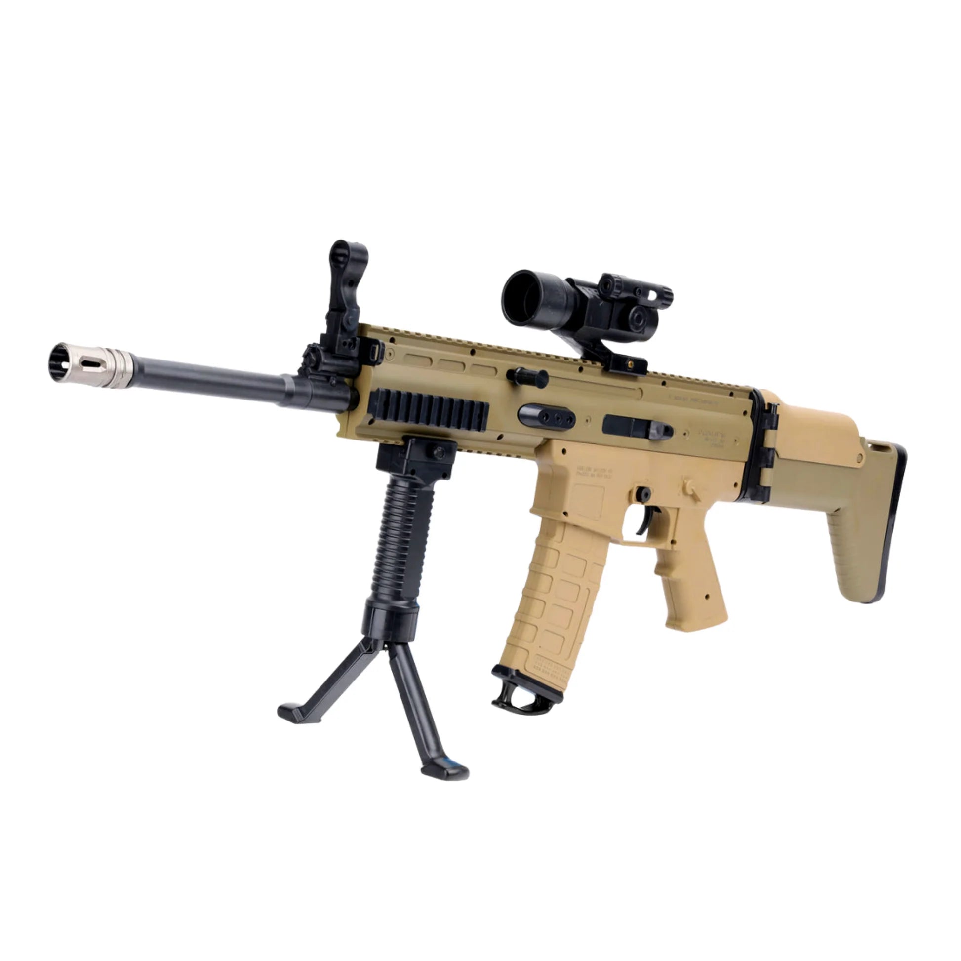 PROP Scar V2 Rifle - Gel Blaster - Please be informed that this product is offered as a non-functional prop, primarily intended for use as spare parts or for modeling purposes.