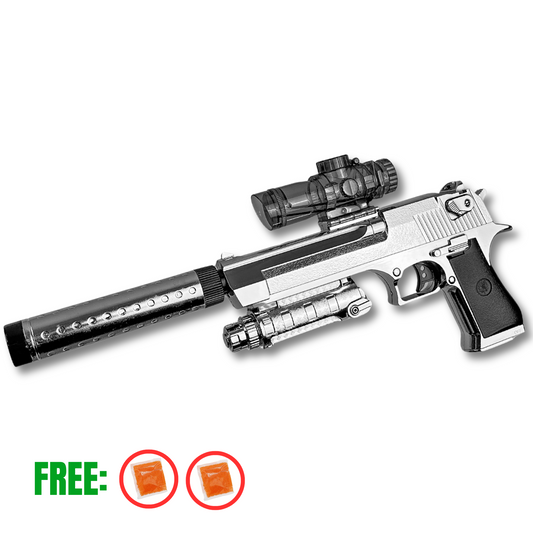 Panther Chrome Kids Electric Desert Eagle + 20,000 FREE Gel Balls - Gel Blaster