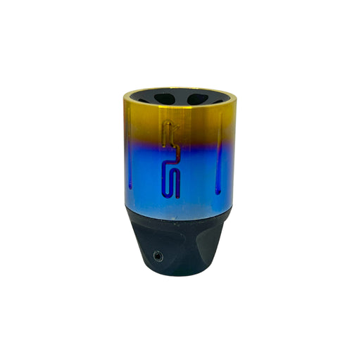 SLR (Heat Treated) 14mm Reverse Thread Flash Hider - Introducing the Metal SLR Heat-Treated Flash Hider: a unique and elegant addition to any firearm.