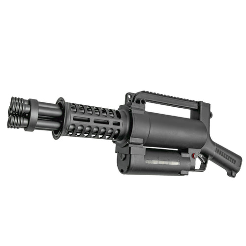 W23 (MEGA) Vulcan Rotating Gatling Gun - Gel Blaster - Introducing the Electric Vulcan Mega Gatling Gun, the colossal version of the mini gun that's revolutionizing the gel blaster arena.