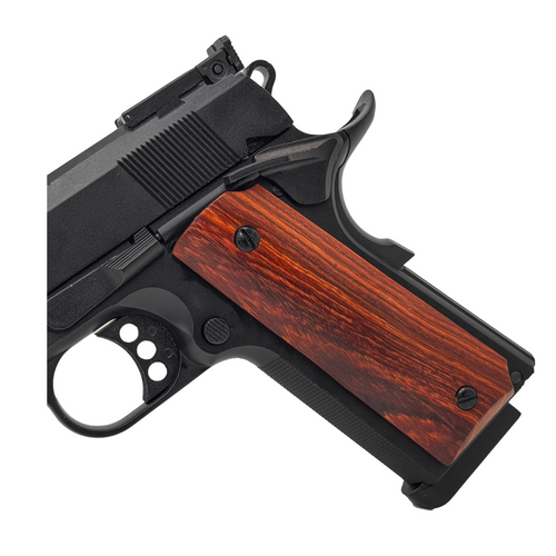 Golden Eagle Real Wood Grip Tactical 1911 Vietnam Gas Pistol - This pistol gives you all of the quality you'd imagine in a Gas pistol, with CNC slide, metal body, 20mm tac rail for attachments and extremely high quality internals.