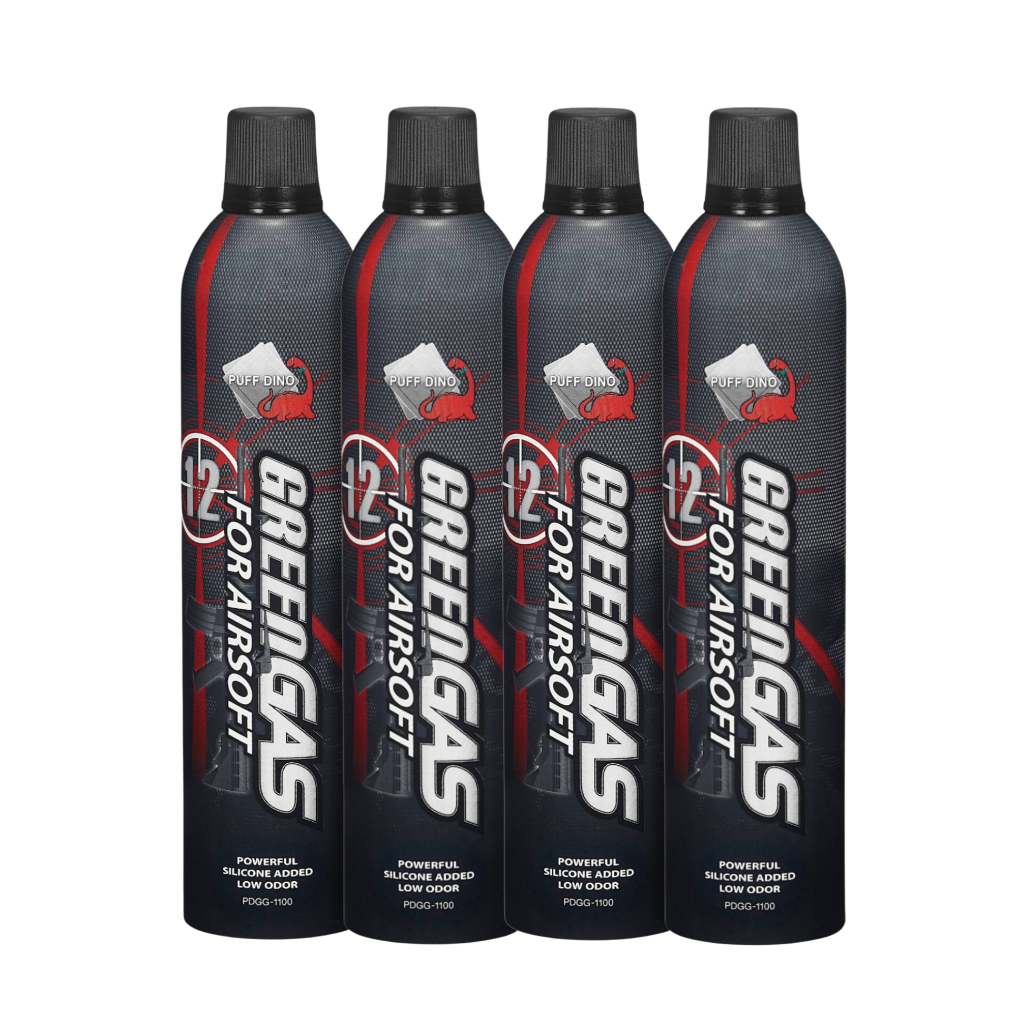 4 Pack Bundle ULTIMATE Puff Dino Gun Gas