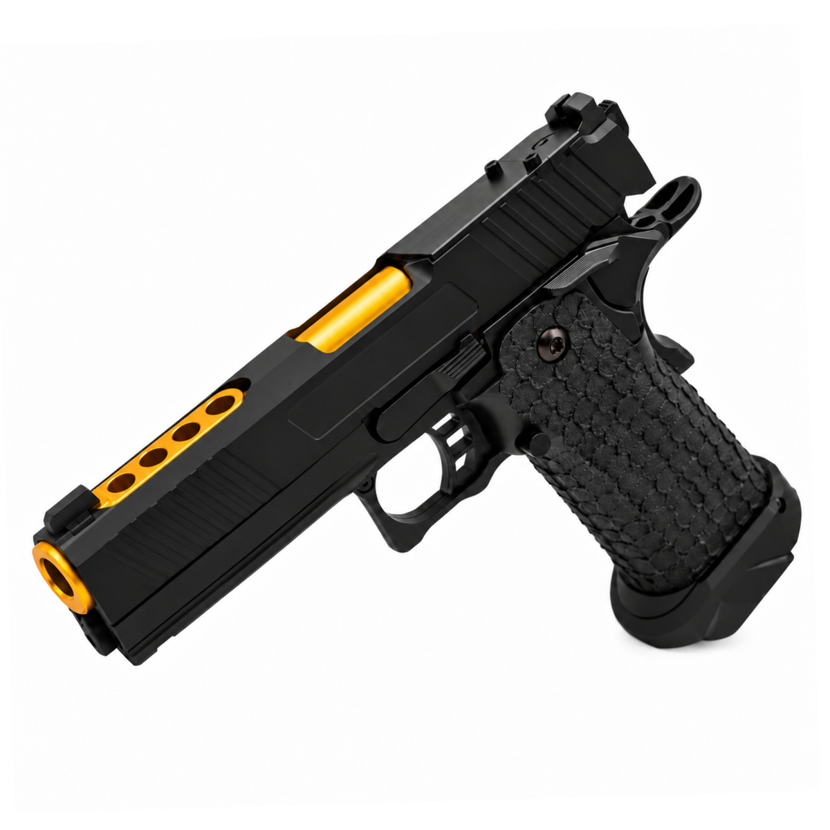 Golden Eagle 3353 5.1 Hi-Capa Green Gas Pistol - Gel Blaster