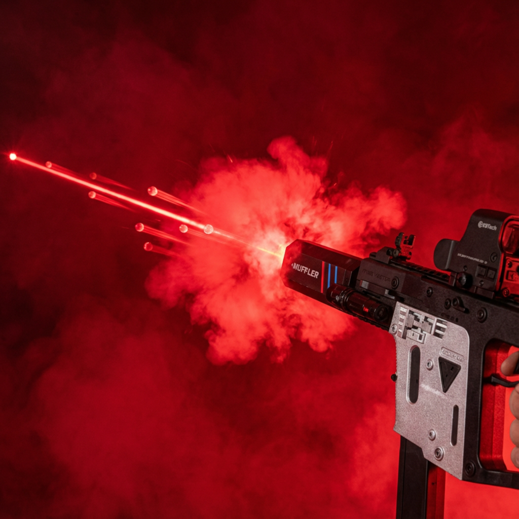 Vector Red Haze Electric - Gel Blaster