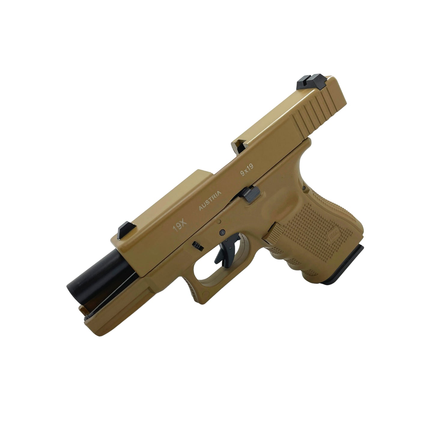 Double Bell G19 Tactical Metal Green Gas Blowback Pistol - Gel Blaster