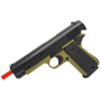 STD Doug Colt 1911 Manual Pistol - Gel Blaster - Key Features Unique Single Stack Gel Blaster Magazine Feed Aluminium Precision Inner Barrel Shoots up to 15 Meters Metal Plates/ Replaceable Side Grips Evenly Distributed Weight and Comfort Pro Manual power Performance In The Box 1 x 1911 Pistol (Doug Colt) 1 x Screw Driver 1 x Black Set of Side Grips 2 x Led Grip Plates (For Weight) 1 x Gel Ball Storage Holder 1 x Pack of 500 Gel Balls