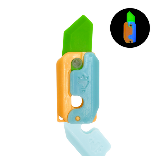 Fidget Glow Anti-Anxiety Flip Knife Toy