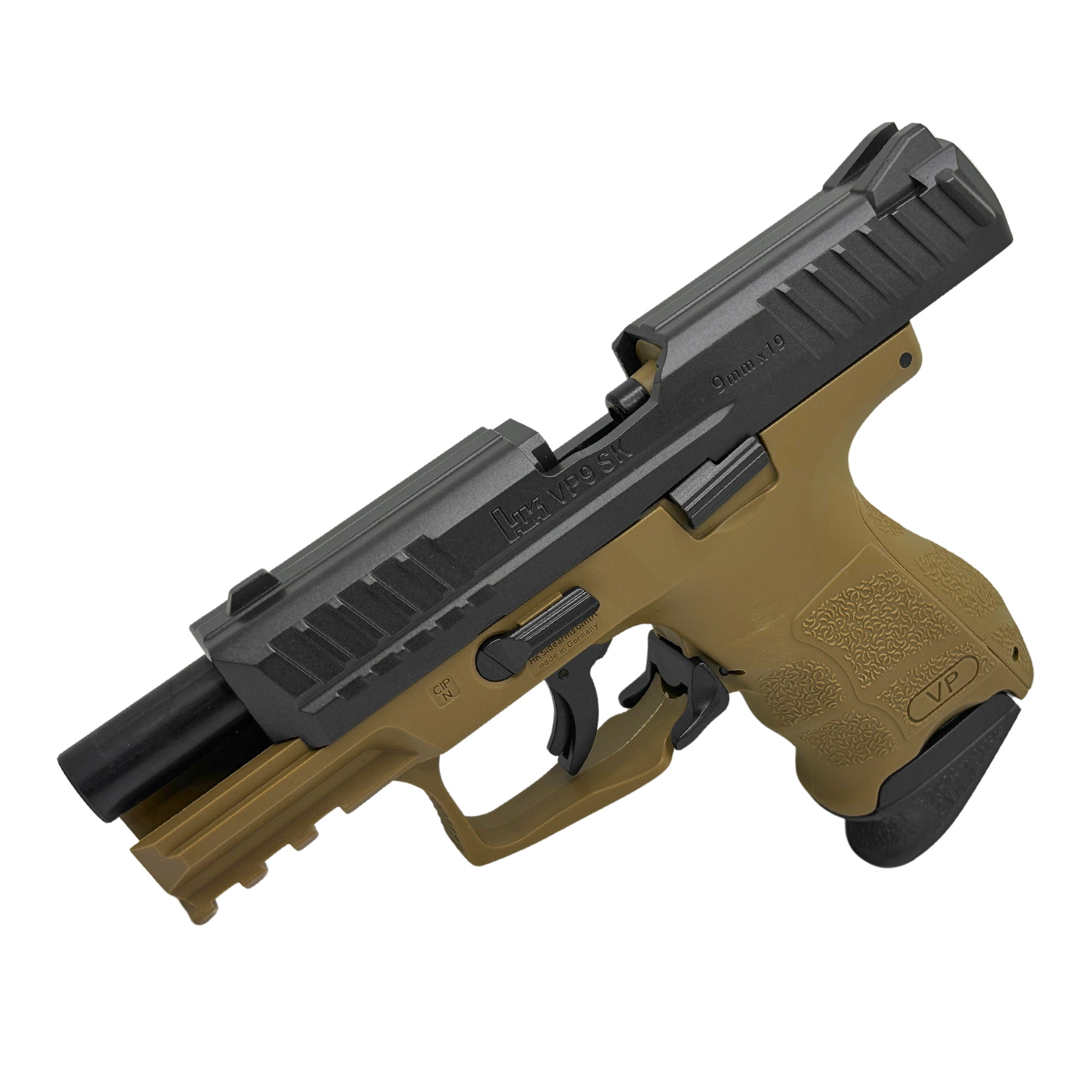 HK VP9 SK Metal Manual Pistol - Gel Blaster - With original markings and a choice of two distinct colors, it captures both authenticity and personal style.