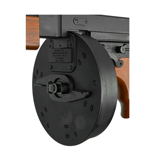 M1A1 Thompson (Tommy Gun) Submachine Rifle - Gel Blaster (Drum Mag Edition) - Get ready to experience the classic power and feel of this iconic blaster!