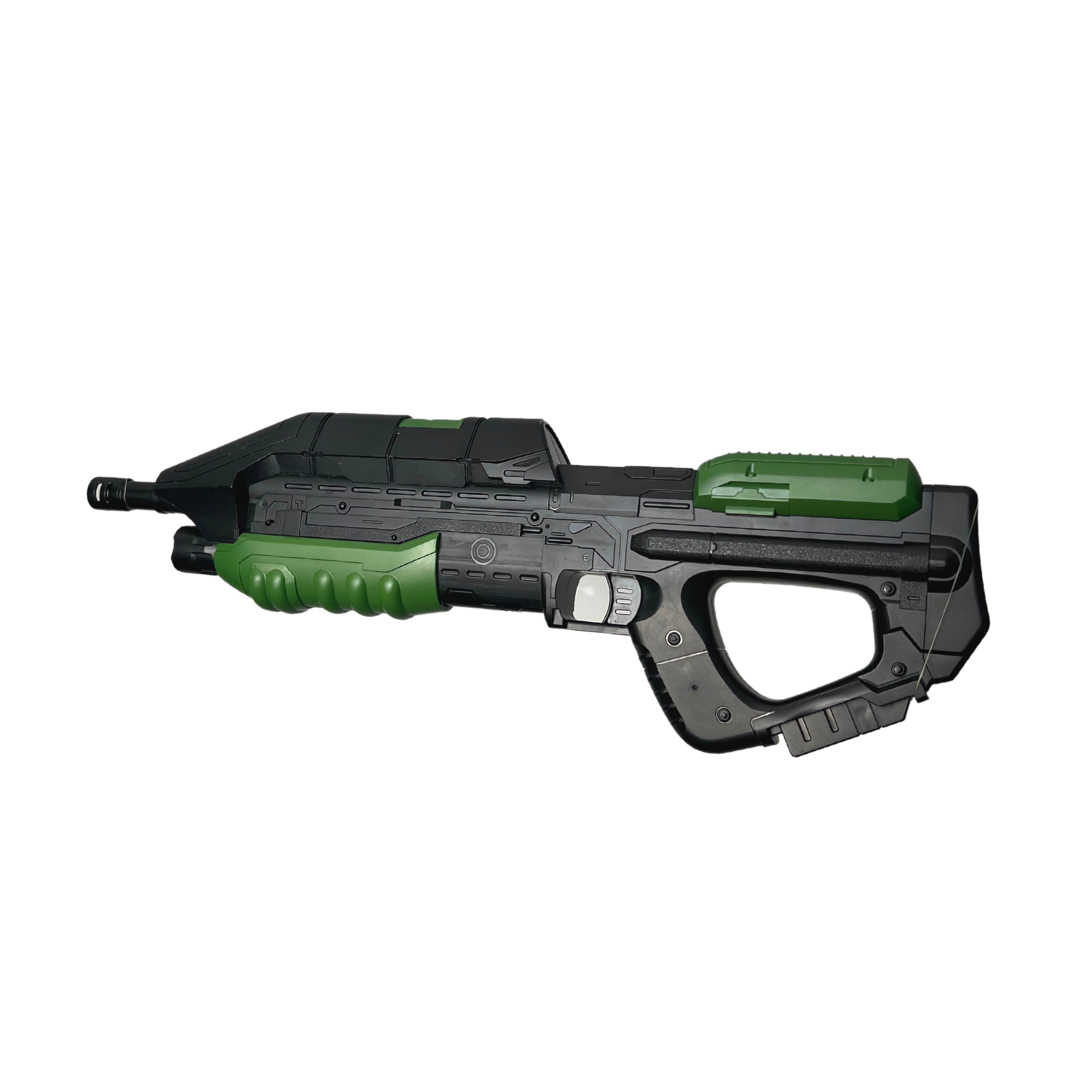 HALO MA5CK Manual Gel / Nerf Blaster - This hybrid blaster shoots both nerf and gel balls, up to 10m and 100ft/s.
