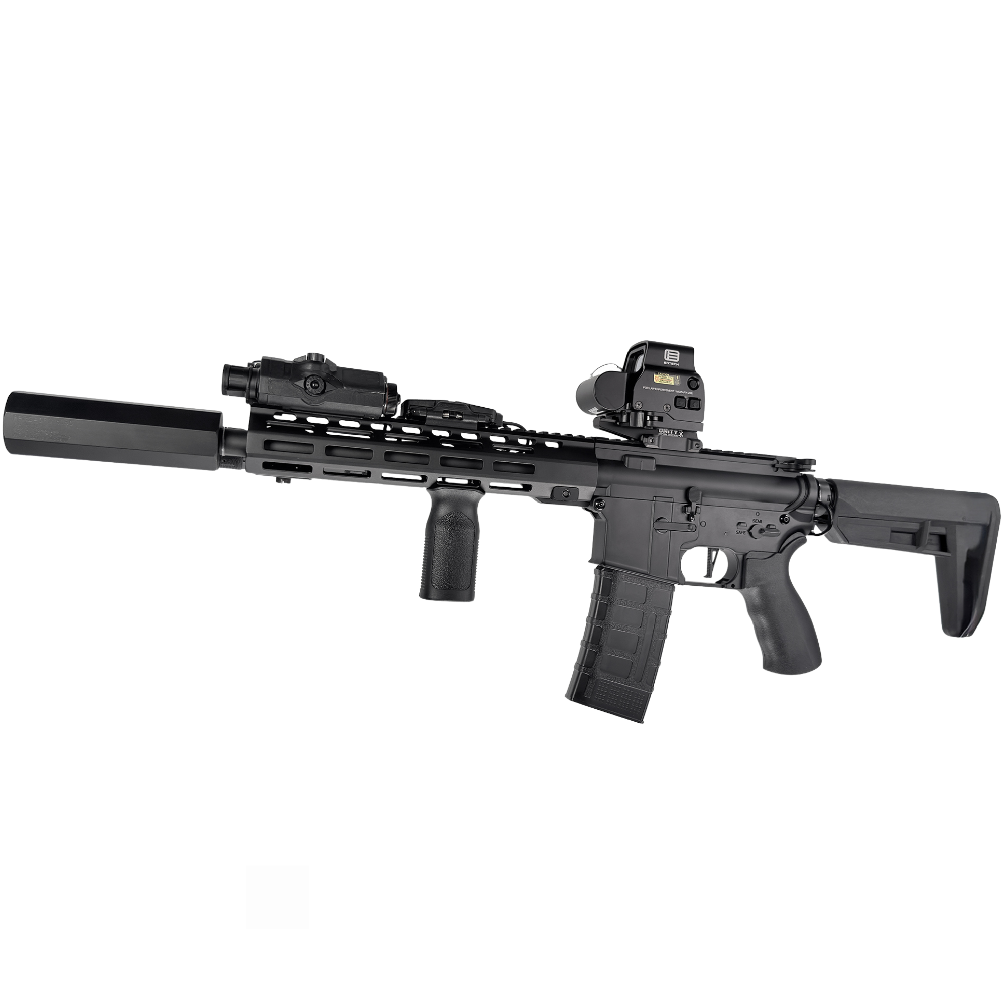 Obsidian Ghost Comp GBU Custom – Gel Blaster