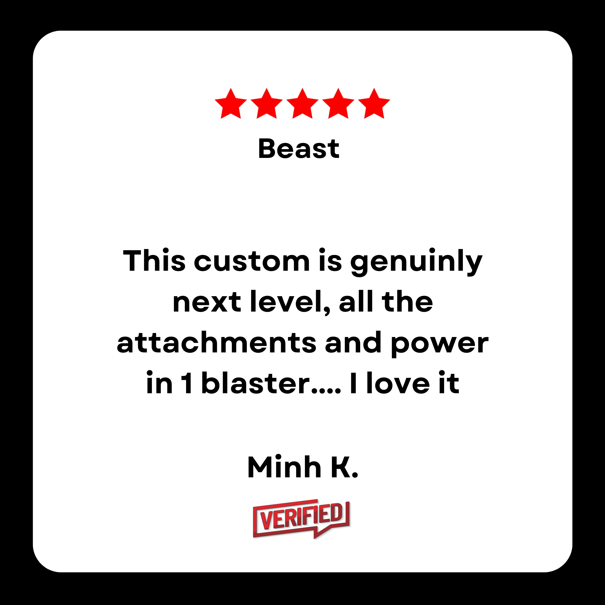 "Navy Ops Extreme" (Black) Double Bell Comp GBU Custom - Gel Blaster (Metal)