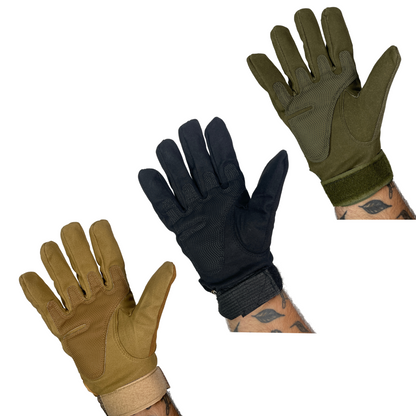 Tactical Full Hand Nylon Knuckle Military Gloves
