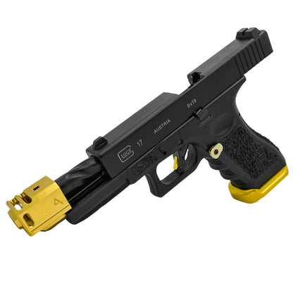 "G17 Gold Touch" Competition Custom Pistol - Gel Blaster (Metal)