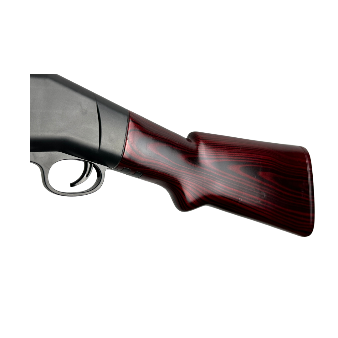 Kids PUBG M97 Pump Action Shotgun - Gel Blaster - This manual action shotgun delivers a triple threat, firing 3 gels with every shot at a staggering 220+ feet per second.
