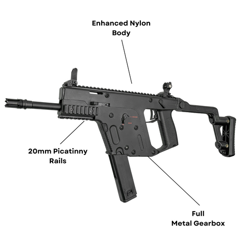 Kriss Vector  - Gel Blaster (Metal Gearbox) - Available in limited numbers only.