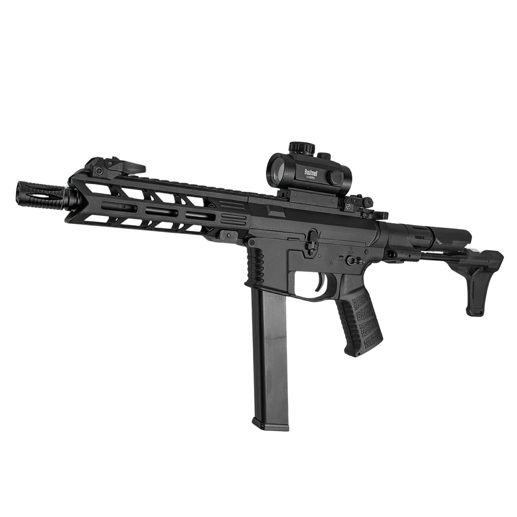 M134 Vulcan Mini Rotating Gatling Gun with UTG Grip - Gel Blaster – Gel ...