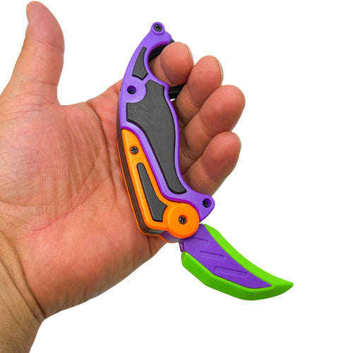Fidget Anti-Anxiety Karambit Toy - With lifelike features and easy portability, it offers an affordable and engaging way to combat anxiety and keep hands busy.