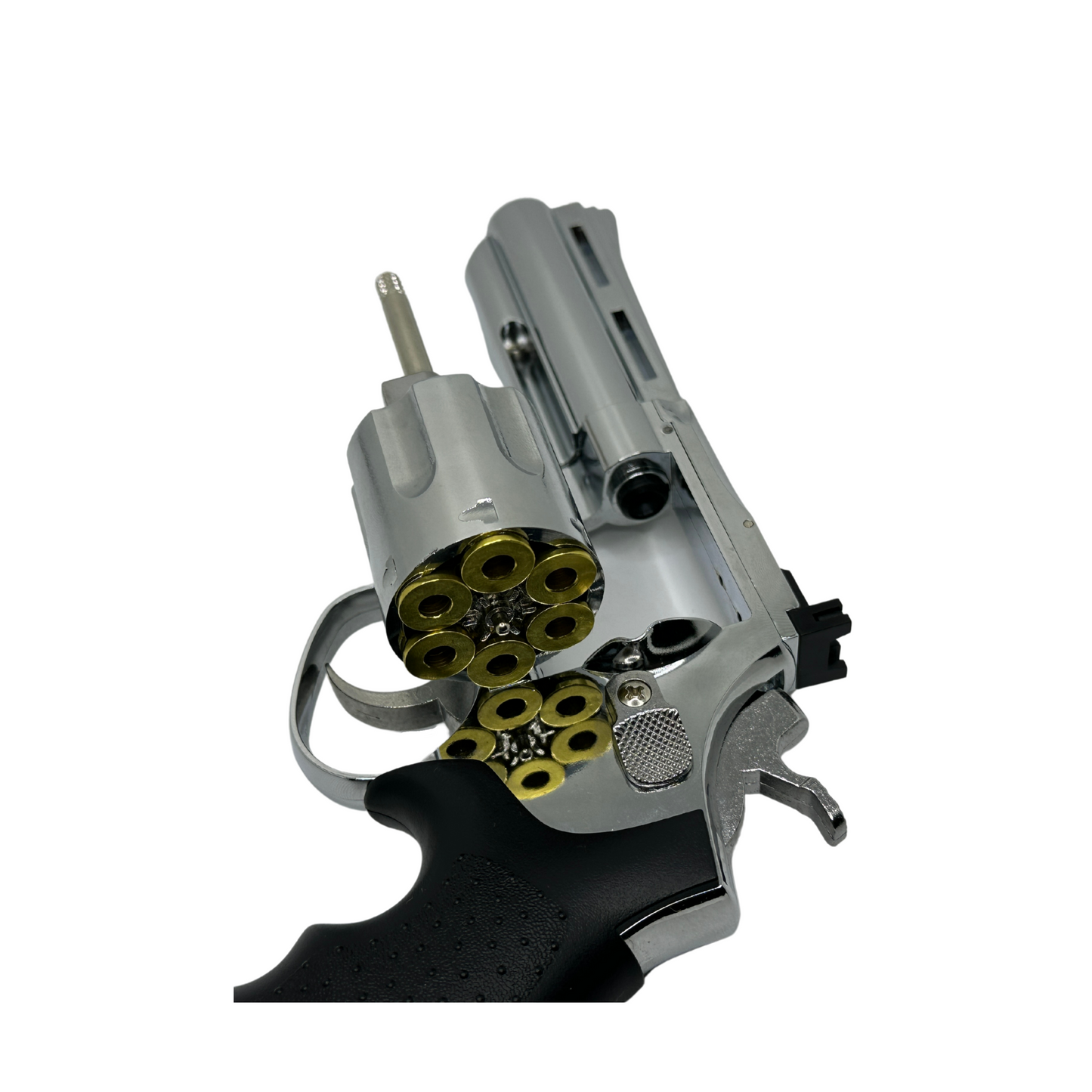 Chrome Bullnose .357 Green Gas Revolver - Gel Blaster