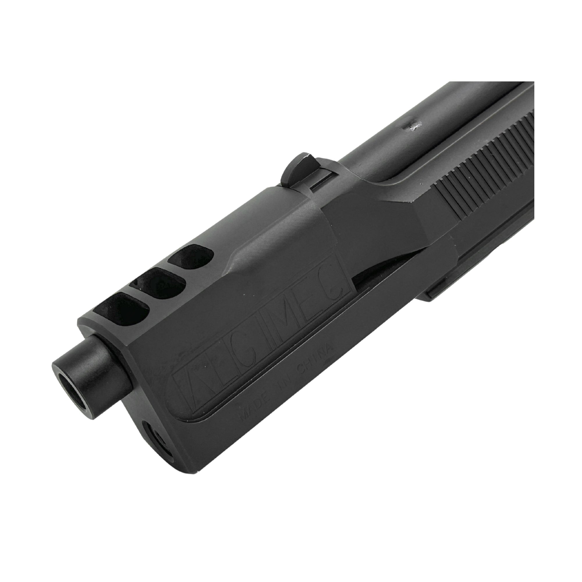 "M92 Hitman" Gas Blow Back M92 Beretta - Gel Blaster (Metal) - Blaster Features Full Metal Top Slide Full CNC Outer Barrel Extreme Blowback Power Realistic Weight Enhanced Internal Performance Custom CNC Metal Compensator Realistic Trigger Safety System Ergonomic Pistol Grip for Stability Fire Power This pistol shoots 310+ Feet Per Second.