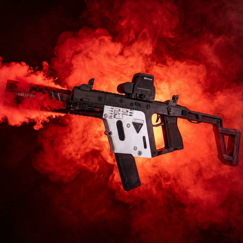 Vector Red Haze Electric - Gel Blaster