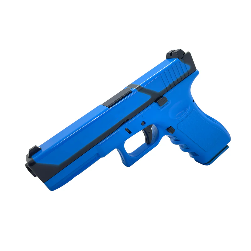 Double Bell 772-1 (Blue) Training G17 Green Gas Blowback Pistol - Gel Blaster
