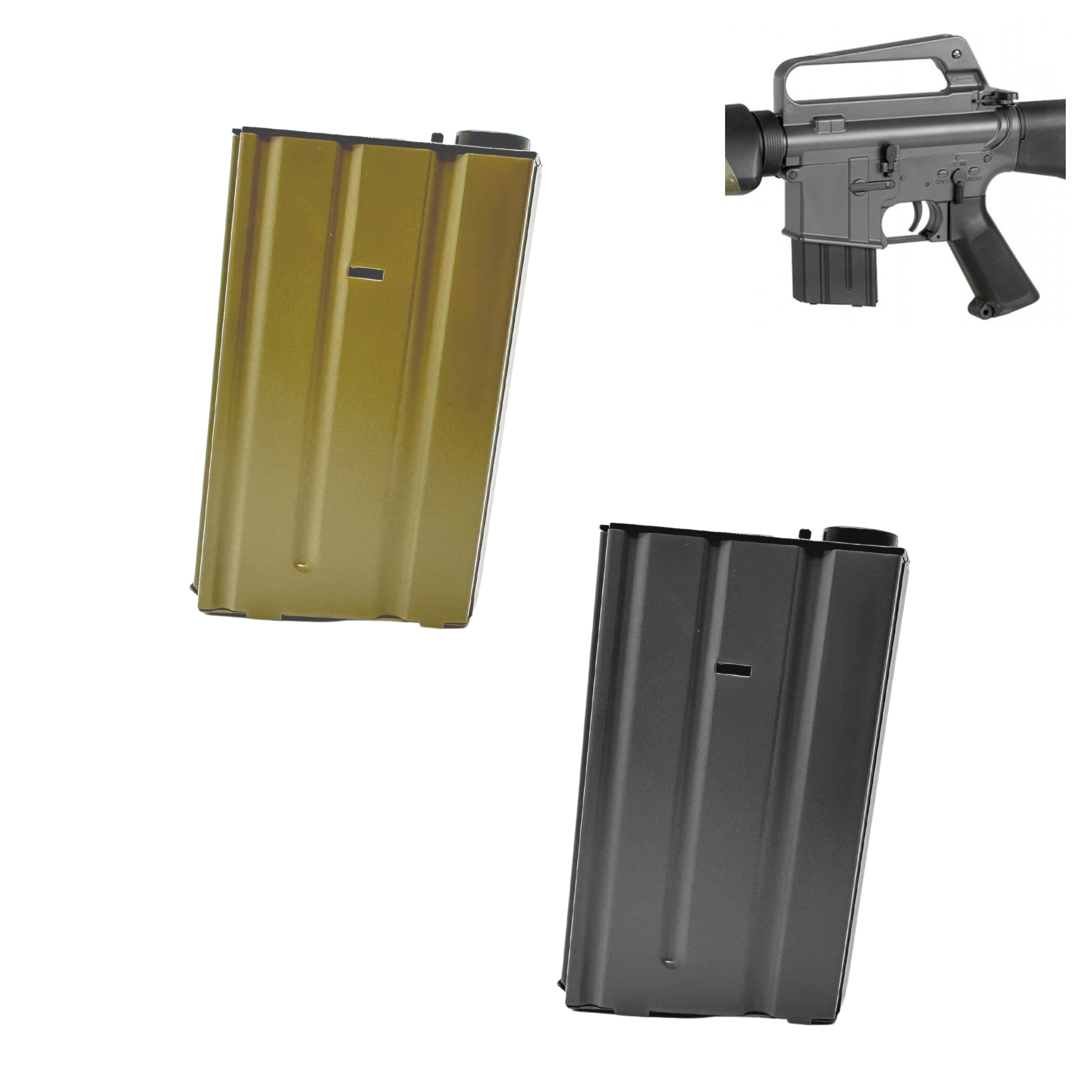 CYMA Metal Short Magazine - Introducing the CYMA Short Mag with a generous 220-gel capacitya game-changer for your CYMA gel blaster, whether it's made of Nylon or Metal.