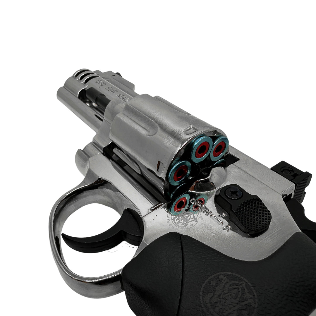 Full Metal S&W 357 Chrome CO2 Revolver – Gel Ball Undercover