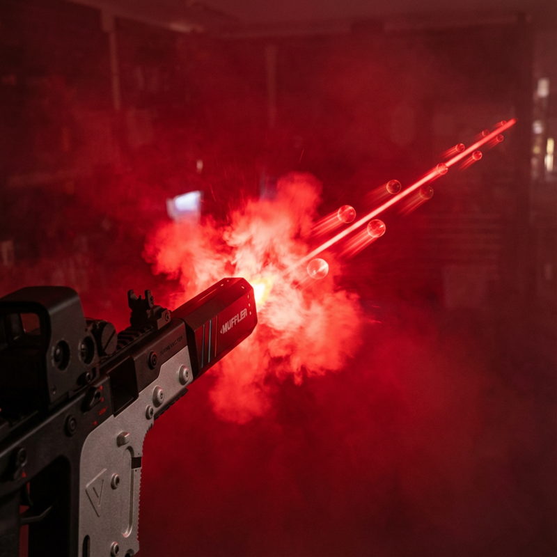 Vector Red Haze Electric - Gel Blaster