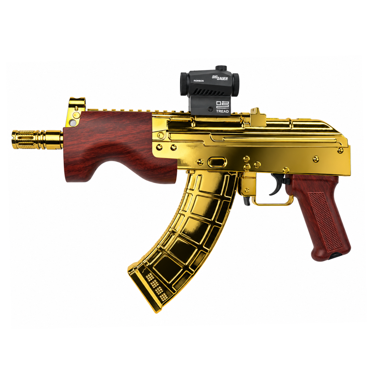 Electric Golden Draco AK - Gel Blaster