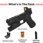 "G18 Auto Tactical" Competition Custom Pistol - Gel Blaster (Metal)