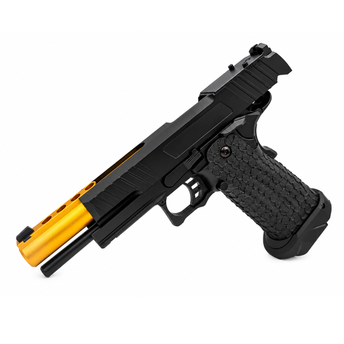 Golden Eagle 3353 5.1 Hi-Capa Green Gas Pistol - Gel Blaster