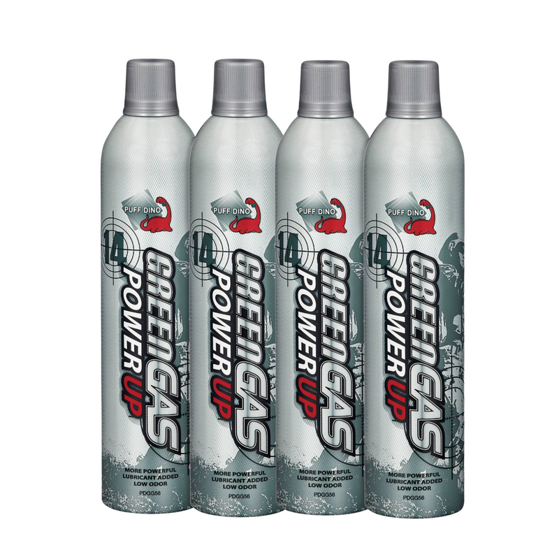 4 Pack Competition 14KG Puff Dino Gun Gas