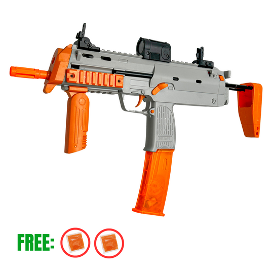 (Orange) ICECAT HK-MP7 Electric SMG  - Gel Blaster